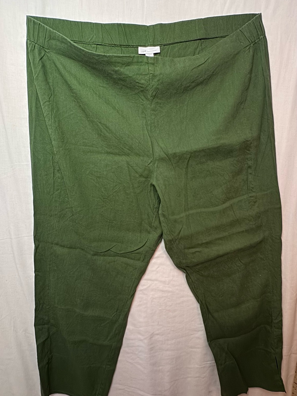 J. Jill Olive Green Pull-On Trousers